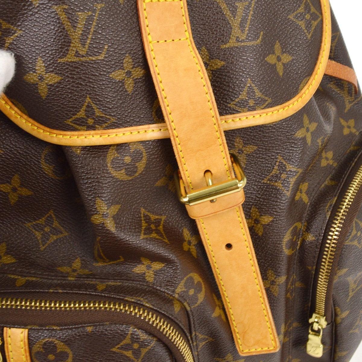 Louis Vuitton Bosphore Backpack Monogram Canvas, BROWN, CANVAS, Backpack