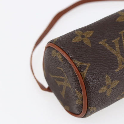 Louis Vuitton Papillon Pochette Monogram Canvas, BROWN, CANVAS, Handbag
