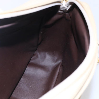 Bally Vintage Shoulder Bag Quilted leather, ECRU, LEATHER, Shoulder bag