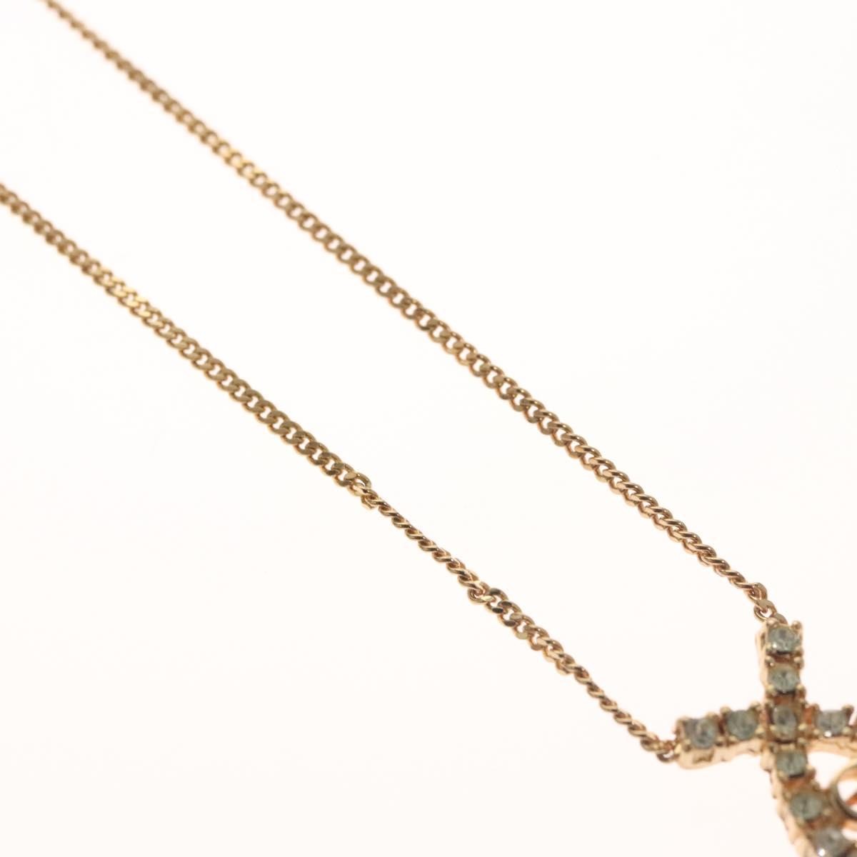 Christian Dior CD Pendant Necklace Gold-plated, GOLD, METAL, Necklace