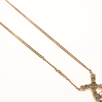 Christian Dior CD Pendant Necklace Gold-plated, GOLD, METAL, Necklace