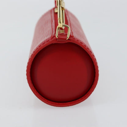 Louis Vuitton Soufflot Pochette Epi Leather, RED, LEATHER, Clutche & pouche