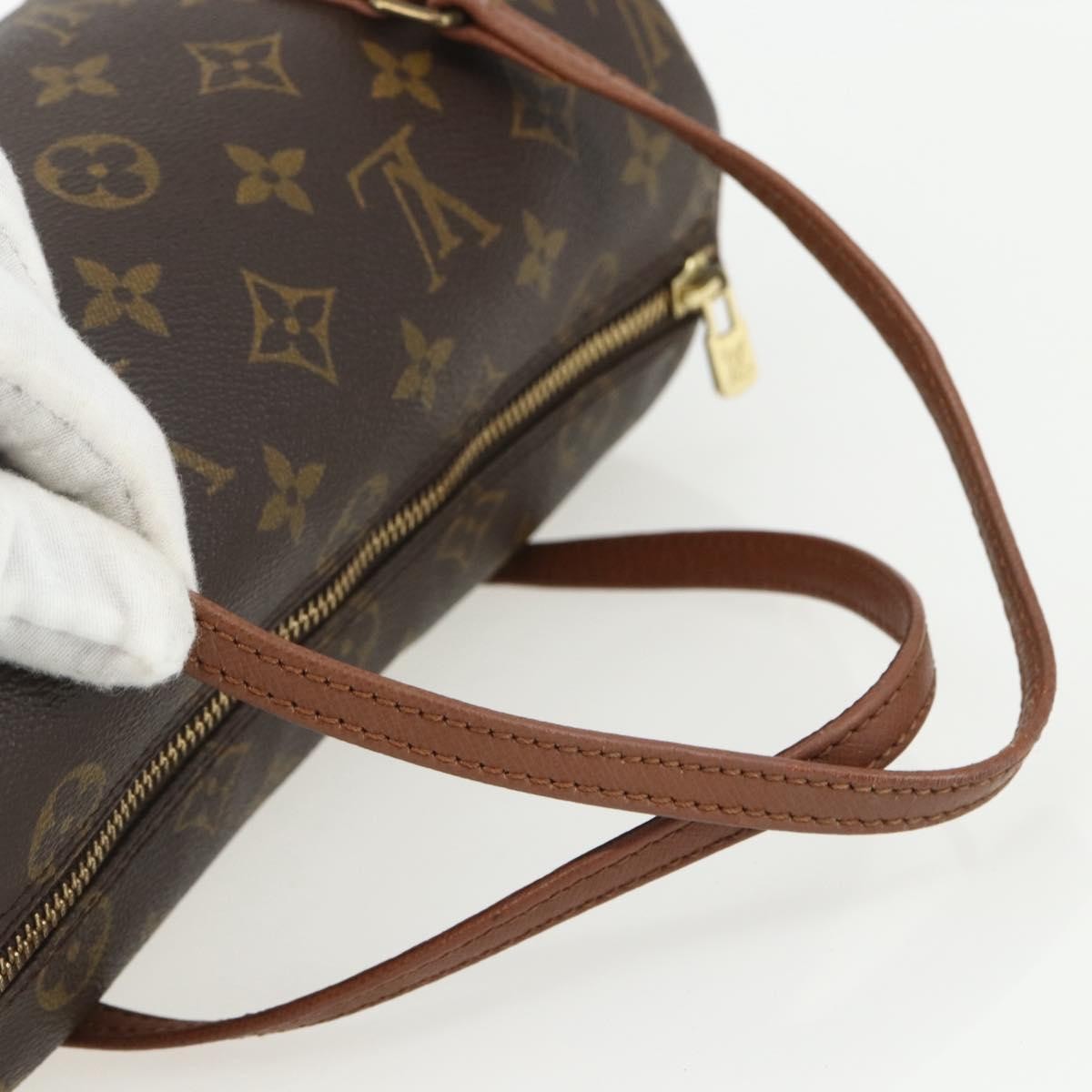 Louis Vuitton Papillon Handbag Monogram Canvas, BROWN, CANVAS, Handbag
