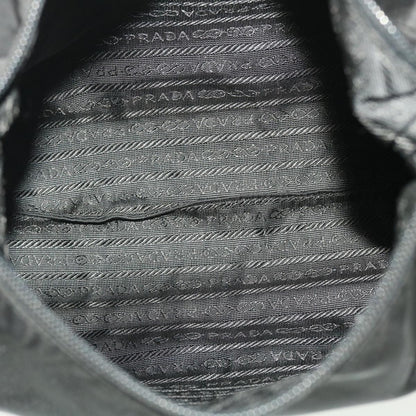 Prada Vintage Shoulder Bag Tessuto, BLACK, NYLON, Shoulder bag