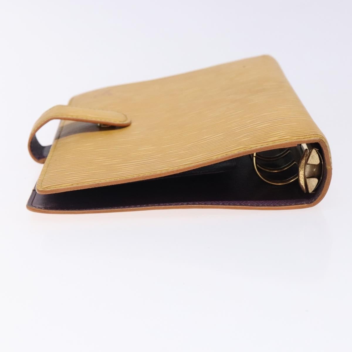 Louis Vuitton Agenda Cover Epi Leather, YELLOW, LEATHER, Wallets