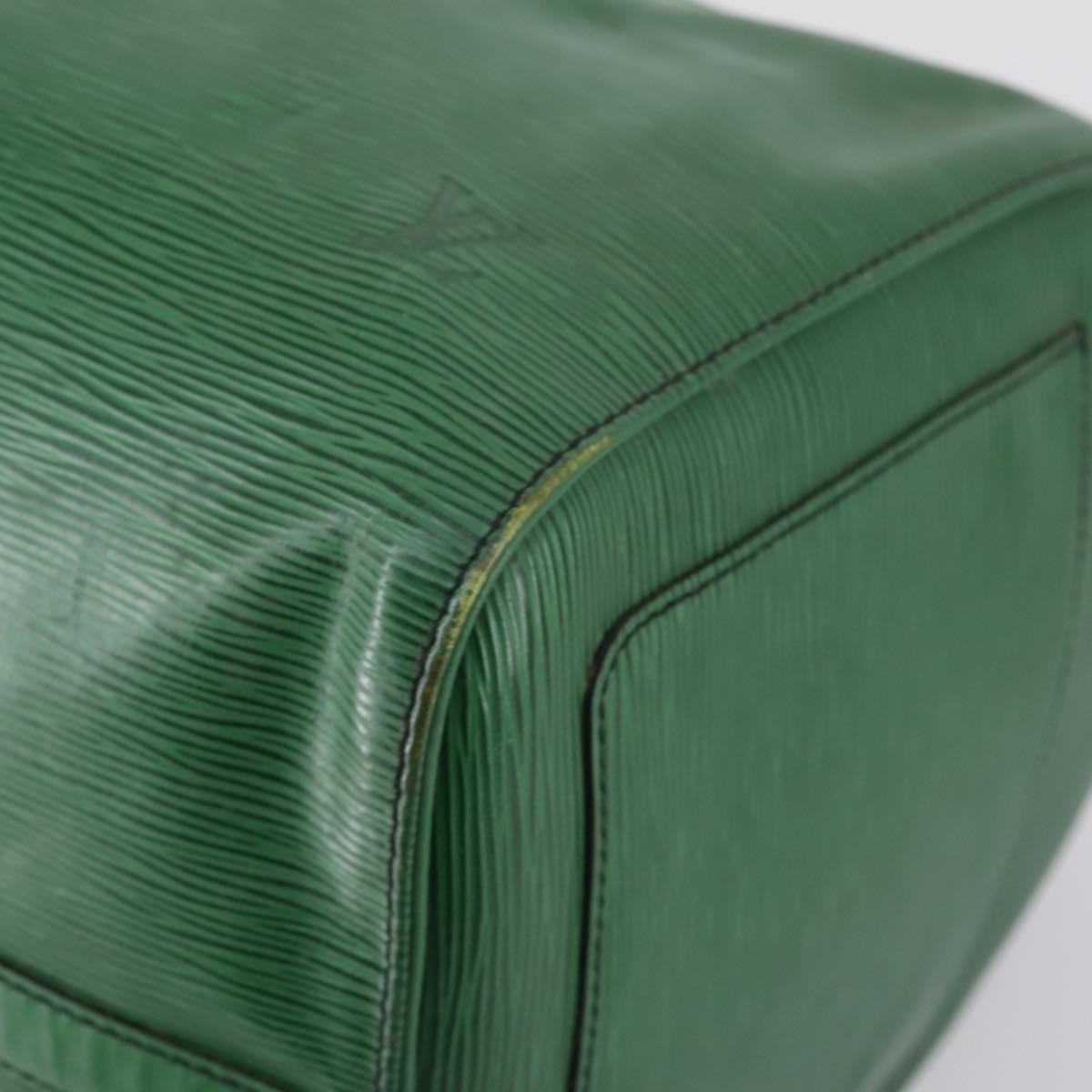 Louis Vuitton Keepall Bag Epi Leather, GREEN, LEATHER, Travel bag
