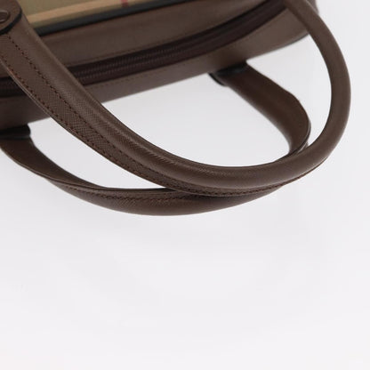 Burberry Nova check boston bag Canvas, BEIGE, CANVAS, Handbag