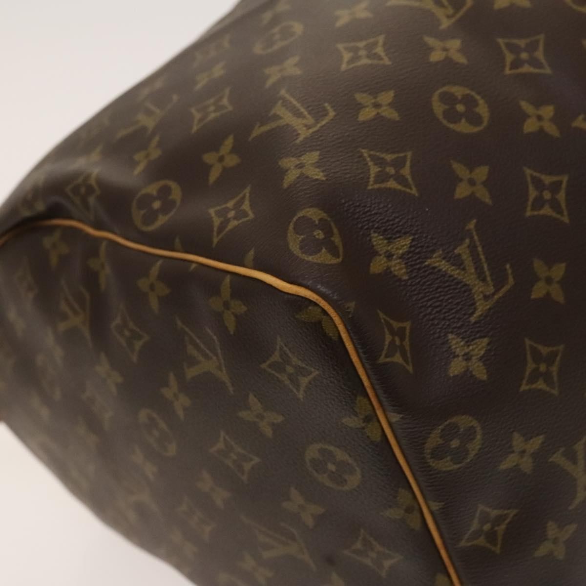 Louis Vuitton Keepall Bag Monogram Canvas, BROWN, CANVAS, Travel bag