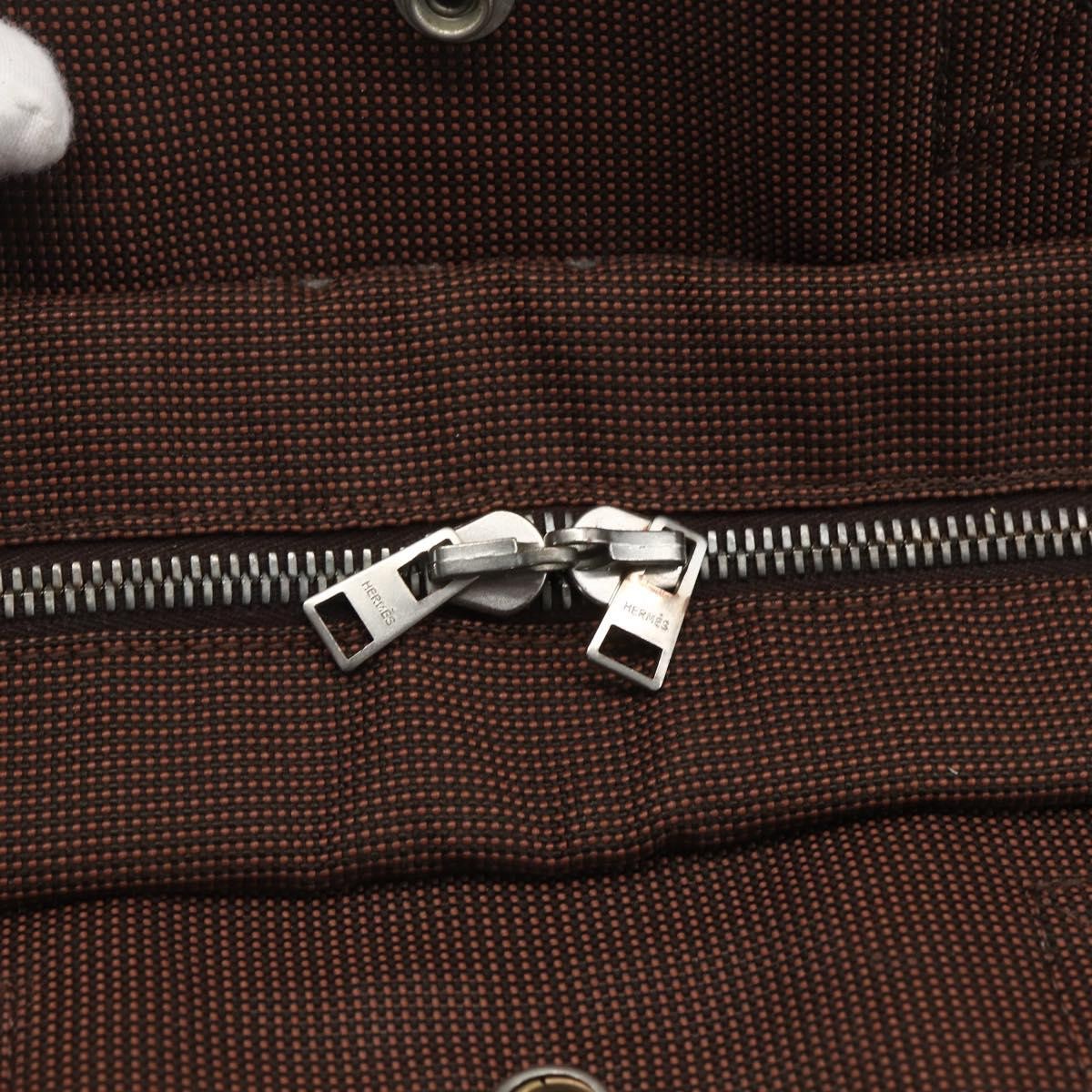 Hermes Fourre-tout Herline Fourre-tout Herline, BROWN, CANVAS, Tote bag