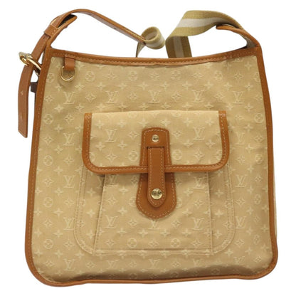 Louis Vuitton Mary Kate Messenger Bag Mini Lin, BEIGE, CANVAS, Crossbody bag