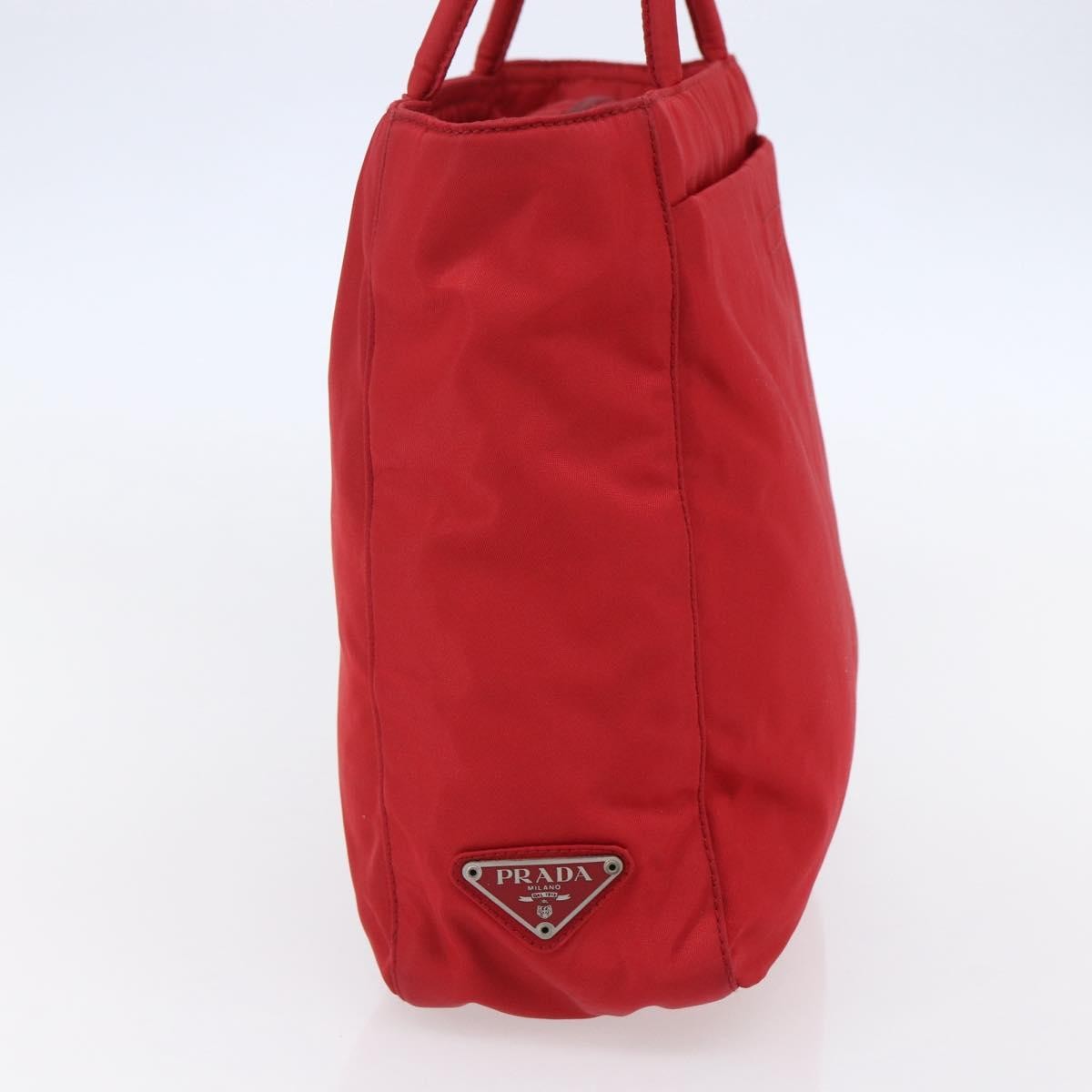 Prada Vintage Tote Tessuto, RED, NYLON, Tote bag