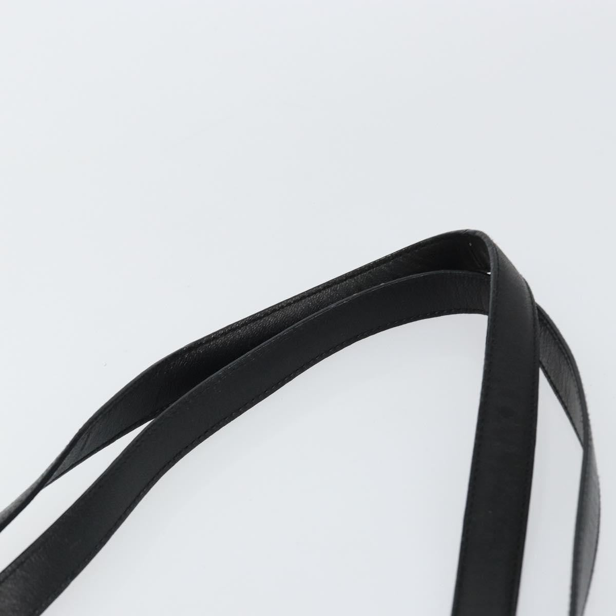 Salvatore Ferragamo Vala Shoulder Bag Leather, BLACK, LEATHER, Tote bag