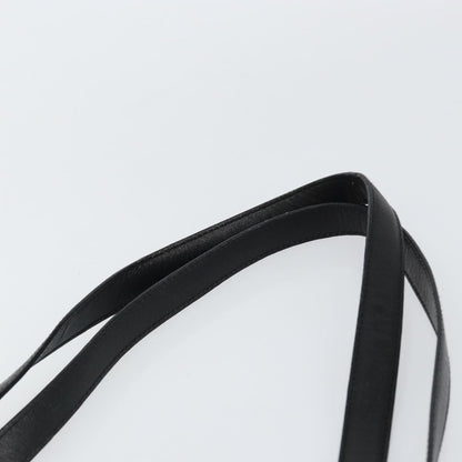 Salvatore Ferragamo Vala Shoulder Bag Leather, BLACK, LEATHER, Tote bag