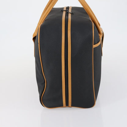 Saint Laurent Vintage Boston PVC Leather, BLACK, PVC, Travel bag