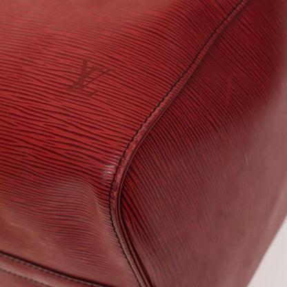 Louis Vuitton Keepall Bag Epi Leather, RED, LEATHER, Travel bag
