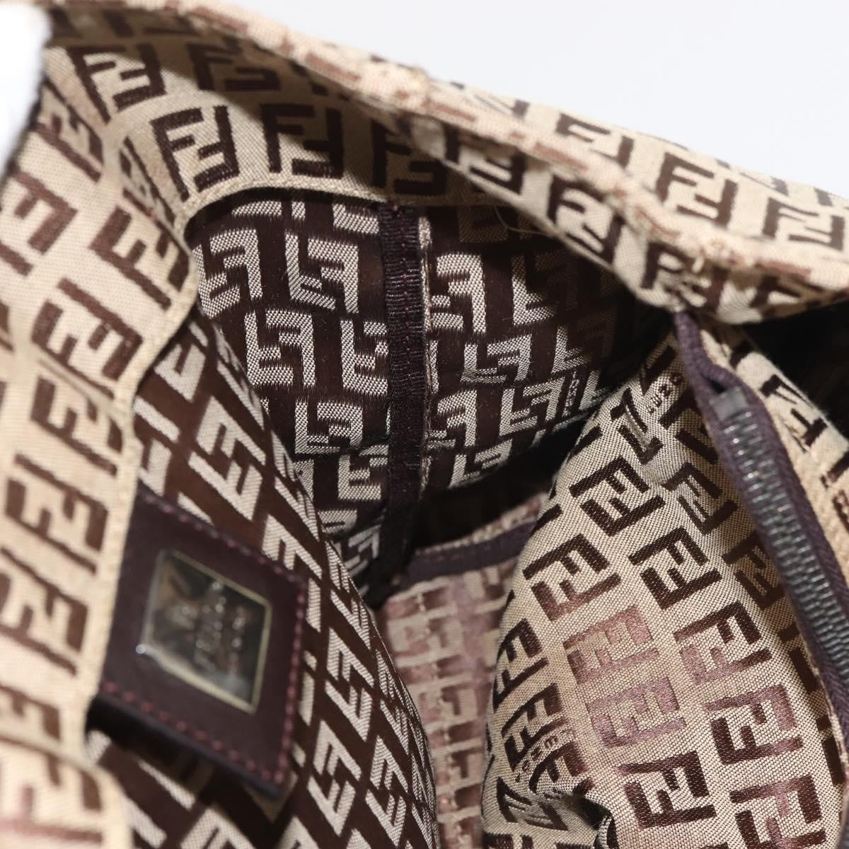 Fendi Vintage Tote Zucca Canvas, BEIGE, CANVAS, Tote bag