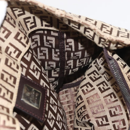 Fendi Vintage Tote Zucca Canvas, BEIGE, CANVAS, Tote bag