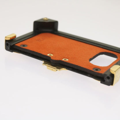 Louis Vuitton Phone case Canvas, BLACK, METAL, Tech accessory