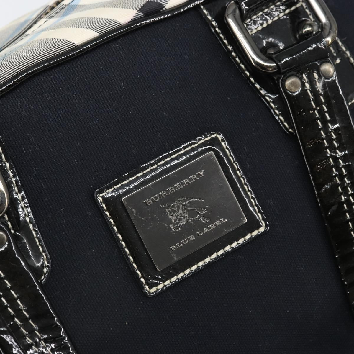 Burberry Blue Label Handbag Canvas, BLACK, CANVAS, Handbag
