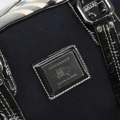 Burberry Blue Label Handbag Canvas, BLACK, CANVAS, Handbag
