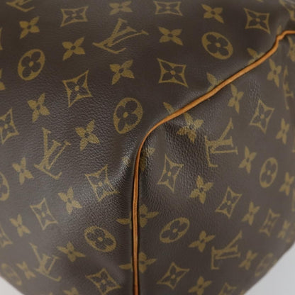 Louis Vuitton Keepall Bag Monogram Canvas, BROWN, CANVAS, Travel bag