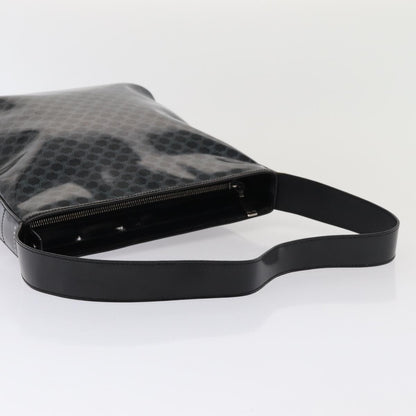 Celine Vintage Macadam Shopper Tote Venyl, BLACK, CANVAS, Tote bag