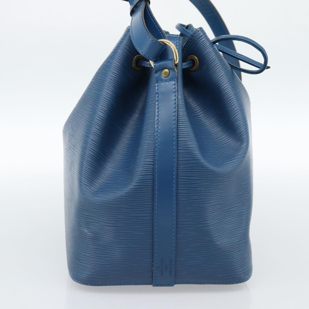 Louis Vuitton Noe Handbag Epi Leather, Blue, Leather, Shoulder Bag