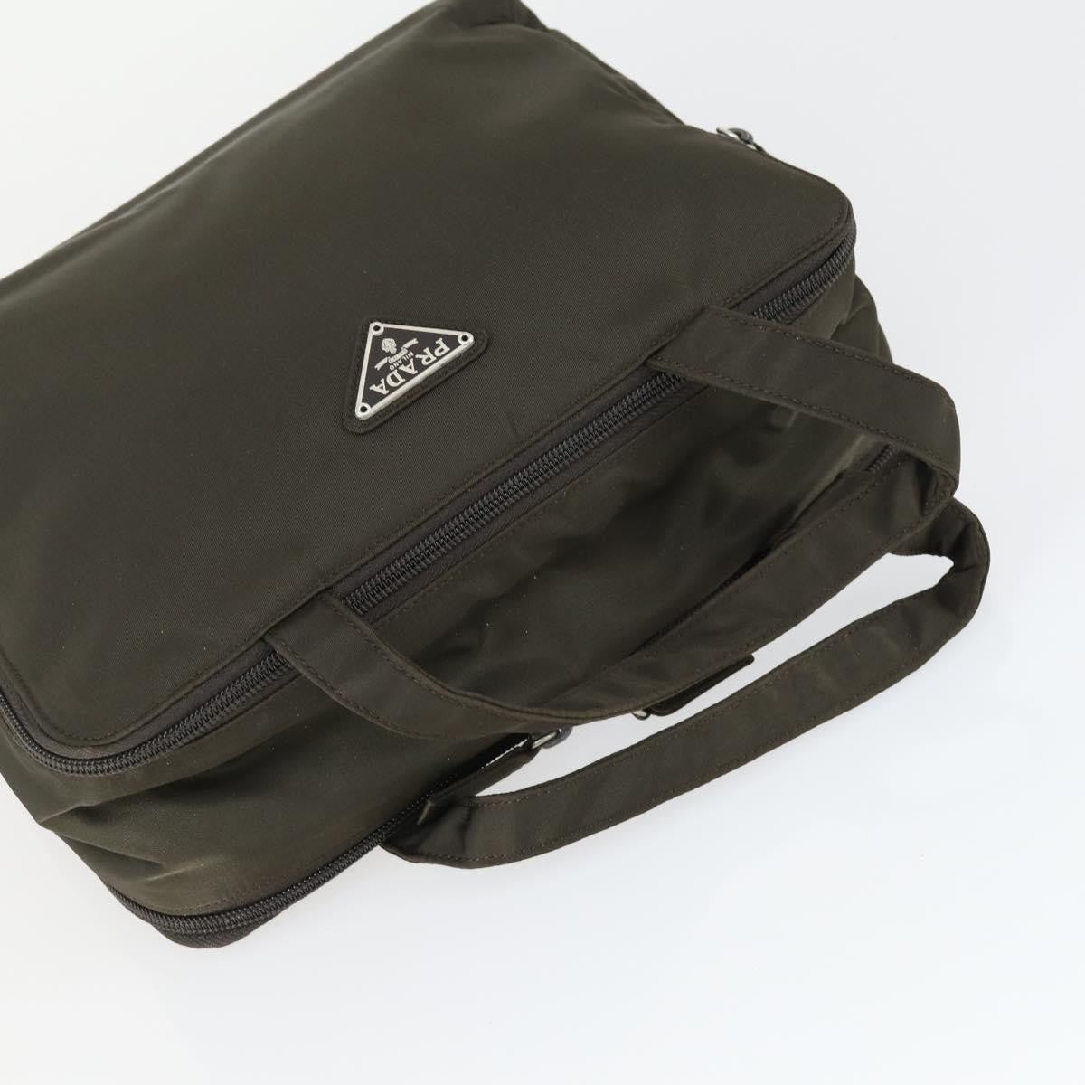 Prada Vintage Handbag Tessuto, KHAKI, NYLON, Handbag