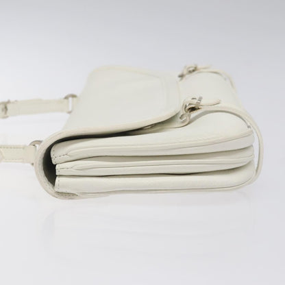 Salvatore Ferragamo Shoulder Bag Leather, WHITE, LEATHER, Shoulder bag