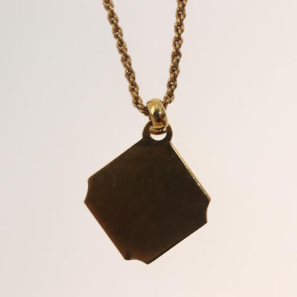 Christian Dior Vintage Dior Logo Necklace Metal, GOLD, METAL, Necklace