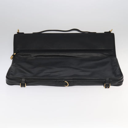 Loewe Anagram handbag Leather, BLACK, LEATHER, Travel bag