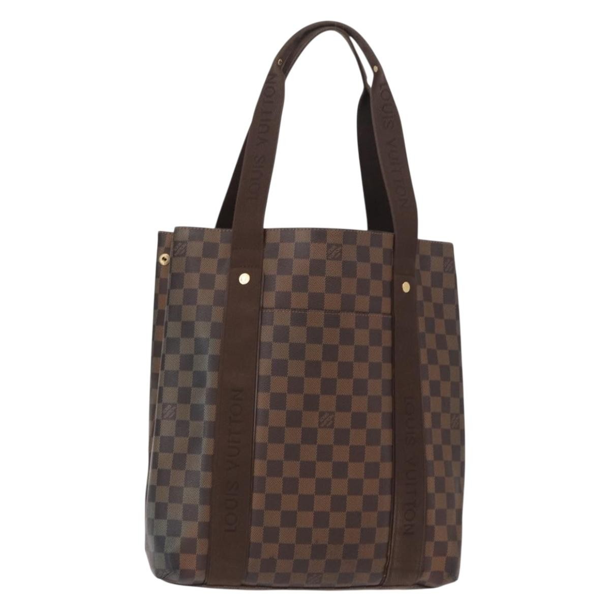 Louis Vuitton Cabas Beaubourg Damier, BROWN, CANVAS, Tote bag