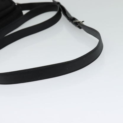 Saint Laurent Front Pocket Crossbody Bag Canvas, BLACK, CANVAS, Shoulder bag