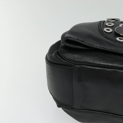 Celine Handbag Leather, BLACK, LEATHER, Handbag