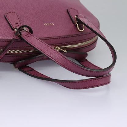 Gucci Lady Dollar Dome Satchel Leather, PINK, LEATHER, Handbag