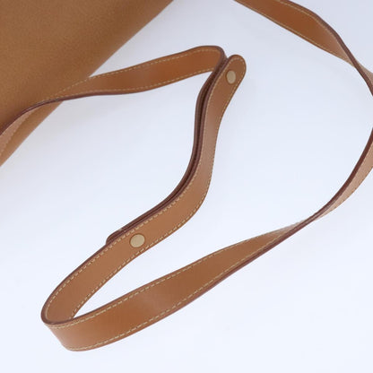 Gucci Vintage Shoulder Bag Leather, BEIGE, LEATHER, Shoulder bag