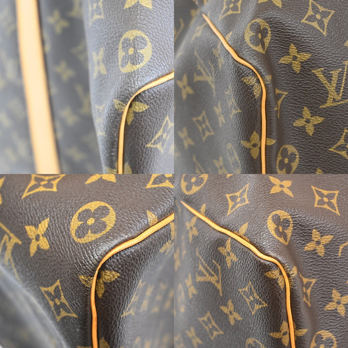 Louis Vuitton Keepall Bag Monogram Canvas, BROWN, CANVAS, Travel bag
