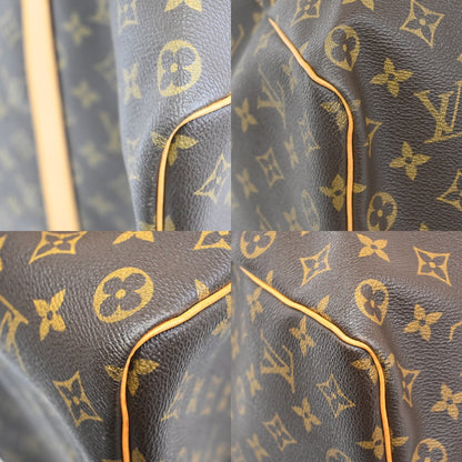 Louis Vuitton Keepall Bag Monogram Canvas, BROWN, CANVAS, Travel bag