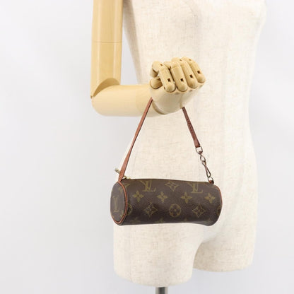 Louis Vuitton Papillon Pochette Monogram Canvas, BROWN, CANVAS, Clutche & pouche