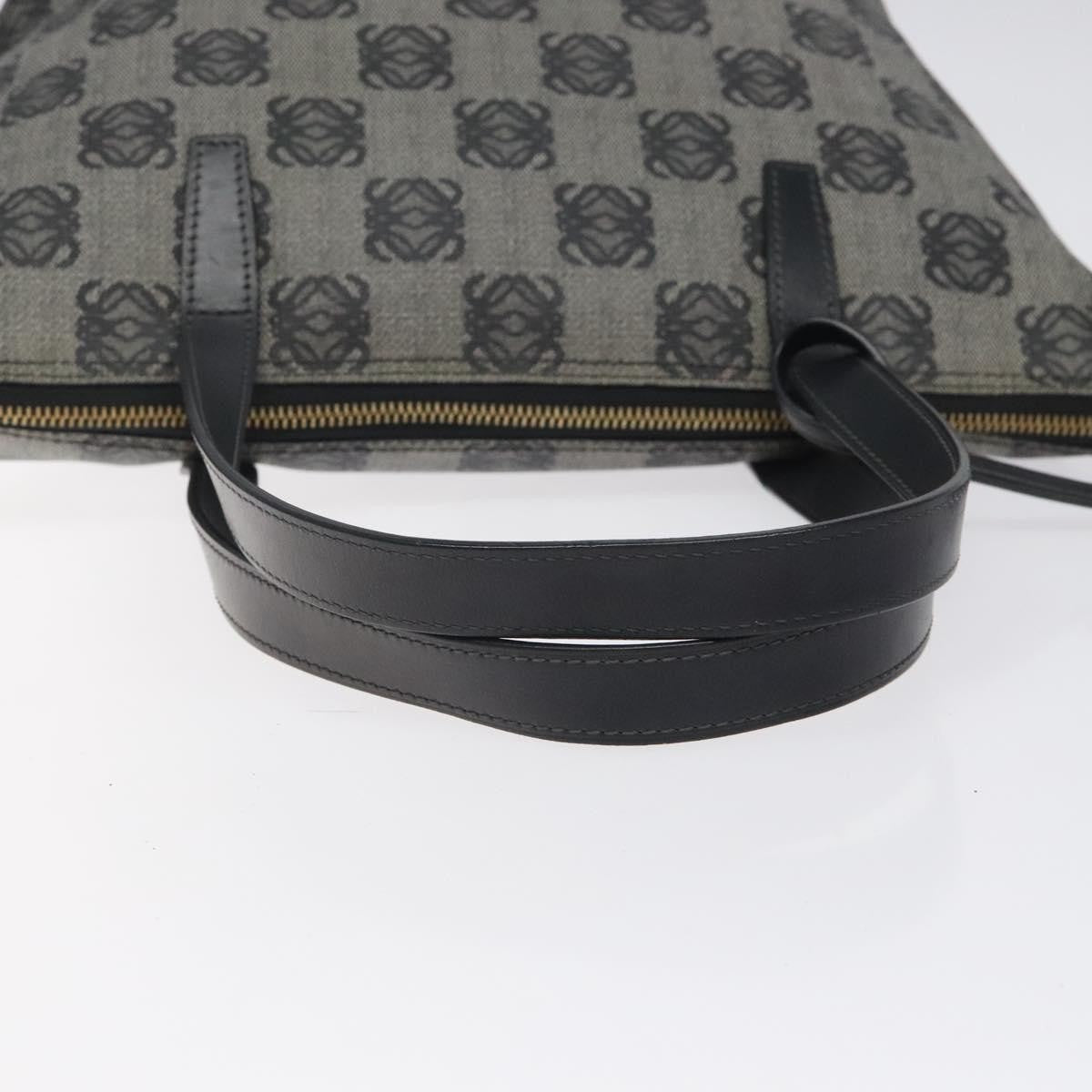 Loewe Anagram handbag PVC Leather, BLACK, PVC, Handbag