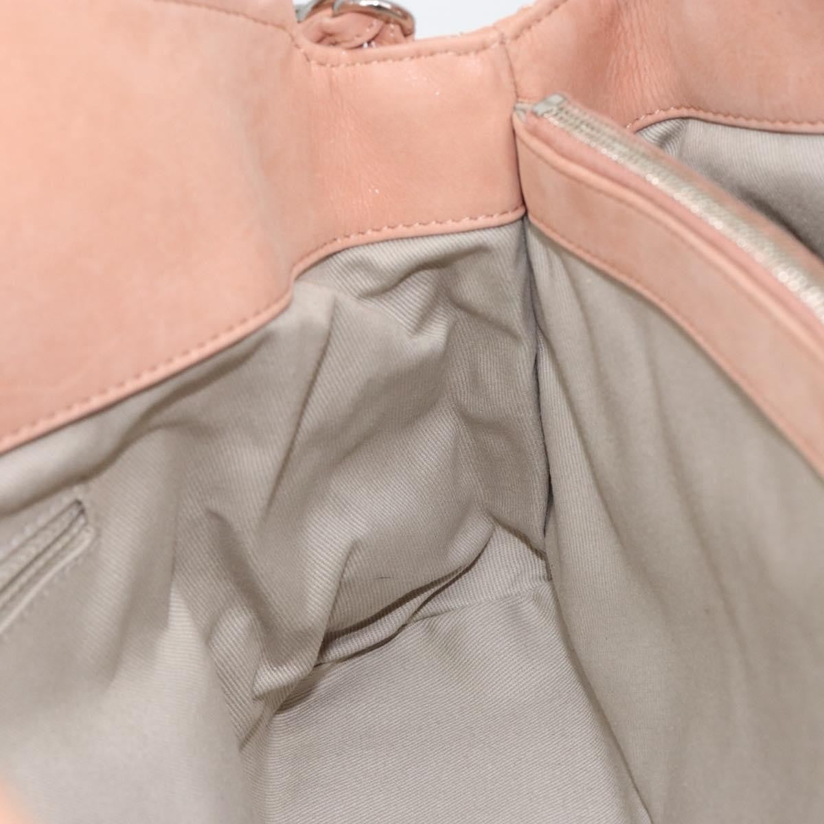 Chanel CC Sea Hit Tote Quilted Iridescent Calfskin, PINK, LEATHER, Shoulder bag