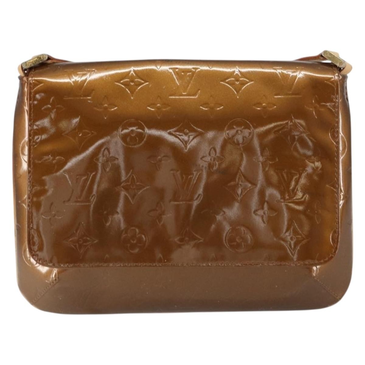 Louis Vuitton Thompson Street Handbag Monogram Vernis, BROWN, PATENT_LEATHER, Shoulder bag
