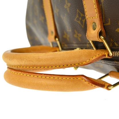 Louis Vuitton Keepall Bag Monogram Canvas, Brown, Canvas, Travel Bag