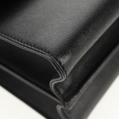 Fendi Demi Jour Monster Satchel Studded Leather, BLACK, LEATHER, Handbag