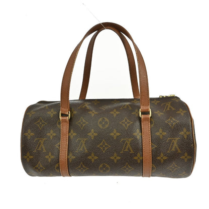 Louis Vuitton Papillon Handbag Monogram Canvas, BROWN, CANVAS, Handbag