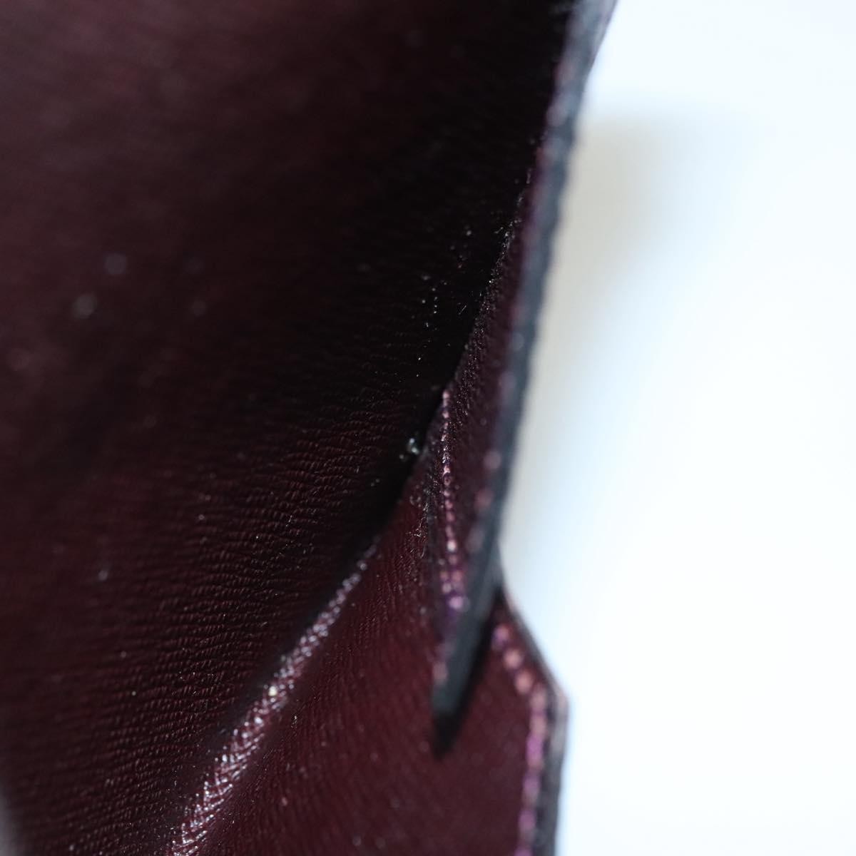 Louis Vuitton Envelope Pouch Epi Leather, BURGUNDY, LEATHER, Clutche & pouche