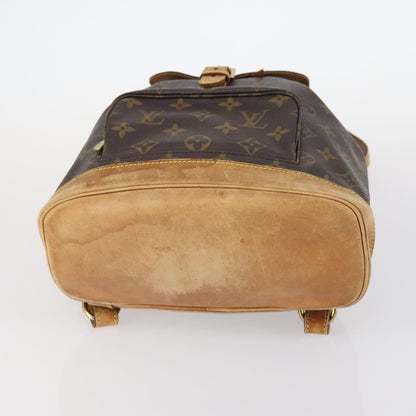 Louis Vuitton Vintage Montsouris Backpack Monogram Canvas, BROWN, CANVAS, Backpack