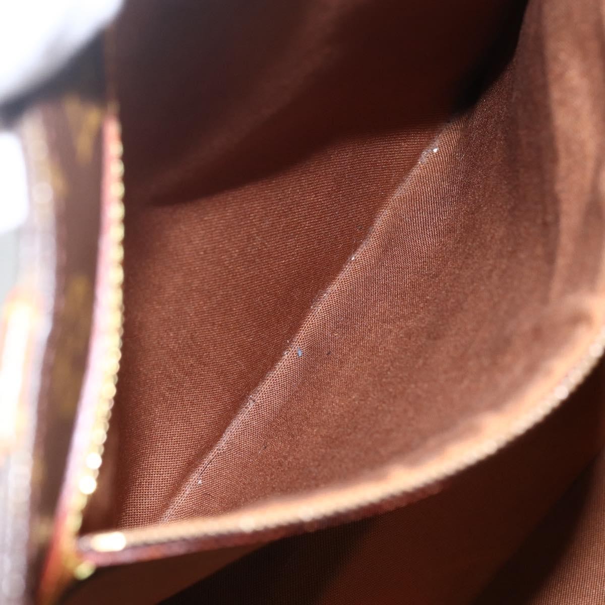 Louis Vuitton Shopping Sac Handbag Monogram Canvas, BROWN, CANVAS, Tote bag