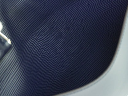 Louis Vuitton Brooks Briefcase Epi Leather, NAVY, LEATHER, Briefcase