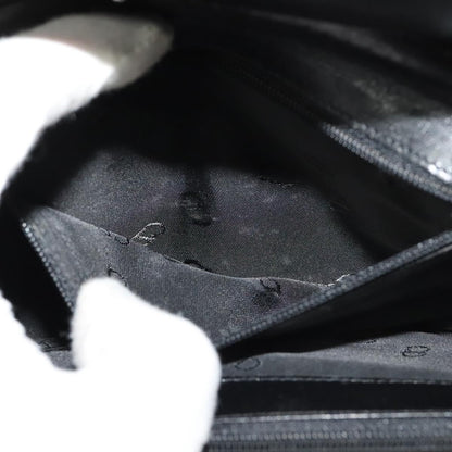 Christian Dior Vintage Chain Flap Shoulder Bag Leather, BLACK, LEATHER, Shoulder bag